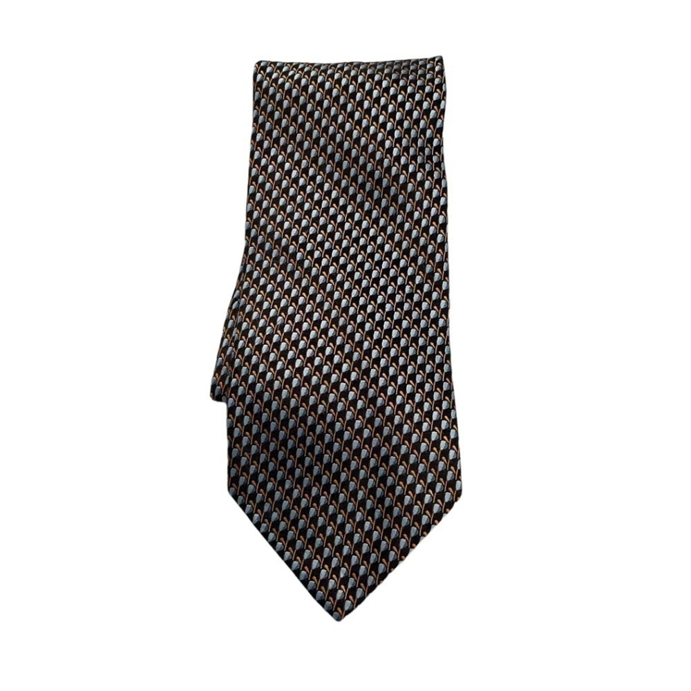 𝅺ermenegildo Zenga Mens Necktie 100% Silk